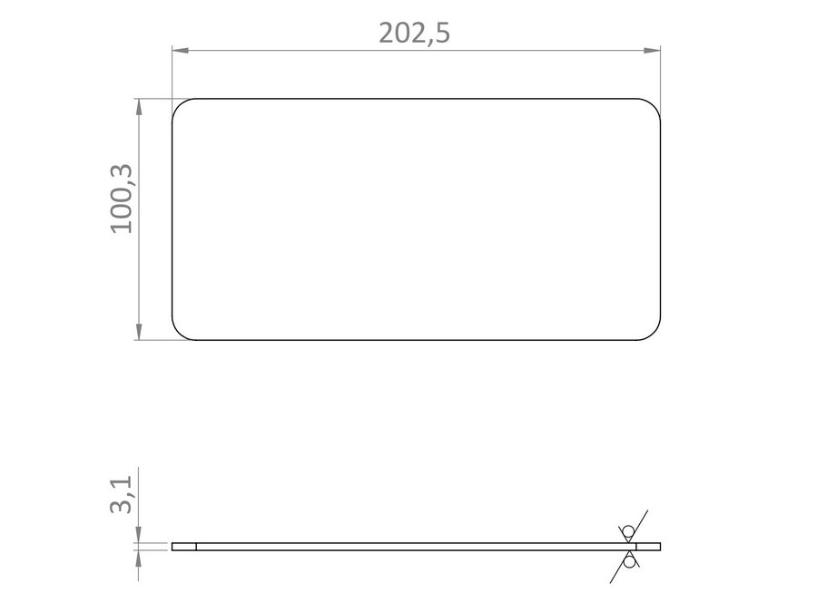 3.1mm radomo de PEEK