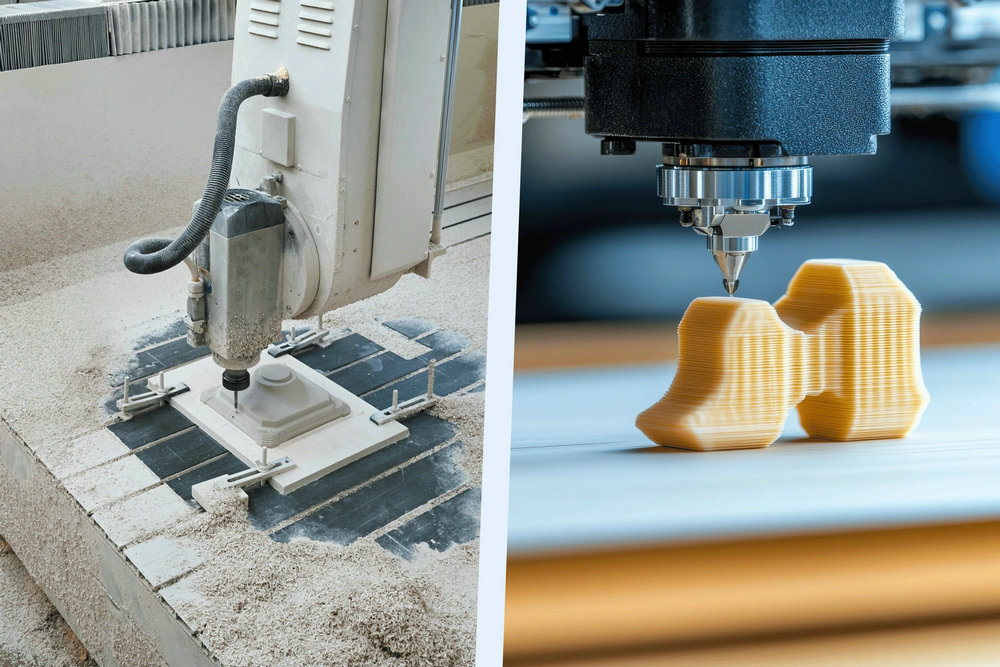 Comparación entre PEEK mecanizado por CNC y PEEK impreso en 3D