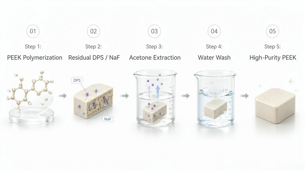 ¿Qué es verdaderamente el PEEK de alta pureza? Comprendiendo el Ultra High Purity PEEK (UHP PEEK) ¿Qué es verdaderamente el PEEK de alta pureza? Comprendiendo el Ultra High Purity PEEK (UHP PEEK)