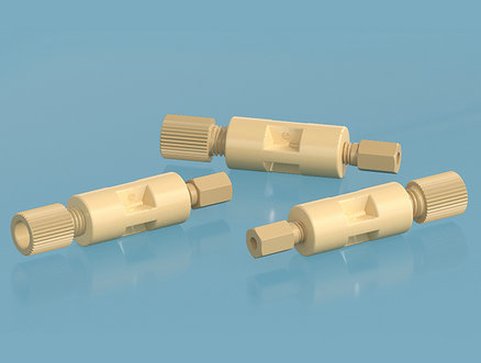 Adaptador recto de PEEK